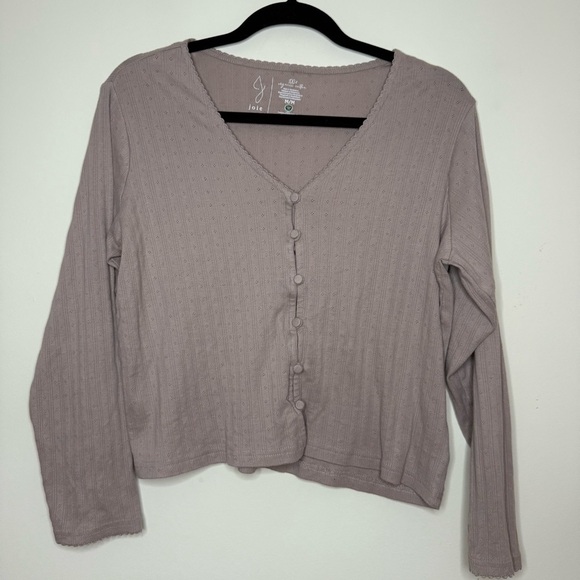 Joie Mauve Long Sleeve Top - Picture 1 of 4